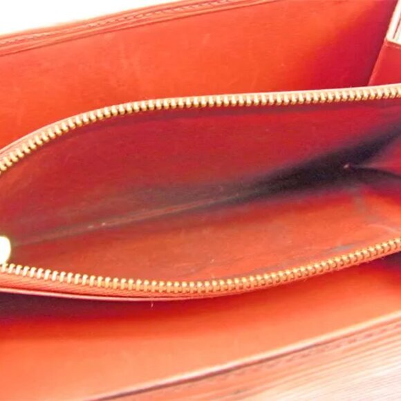 Louis Vuitton Purse Long Wallet Epi Red Woman unisex Authentic Used - Picture 5 of 6